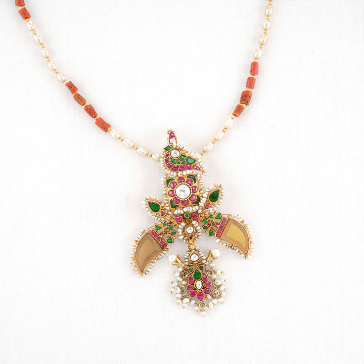 Nisarna Kundan Long Necklace