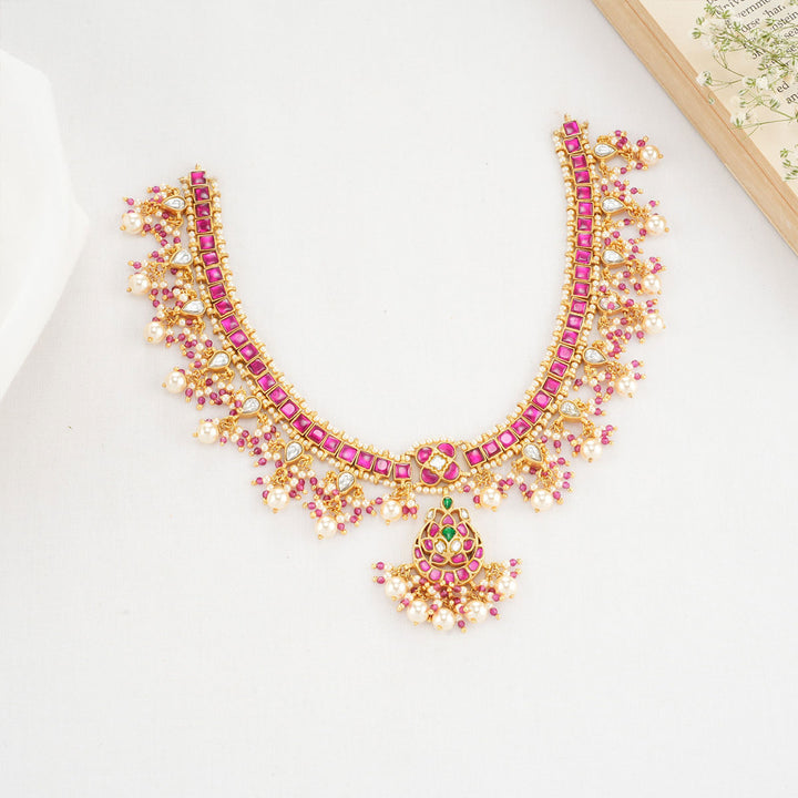 Ameena Kundan Short Necklace