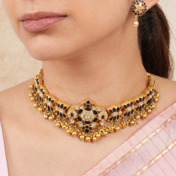 Rehana Kundan Choker Necklace