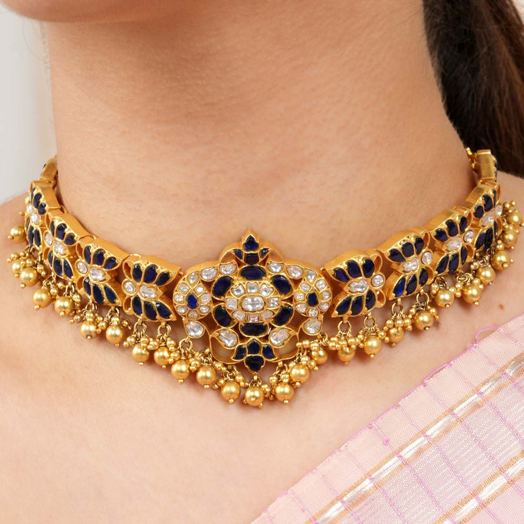 Rehana Kundan Choker Necklace