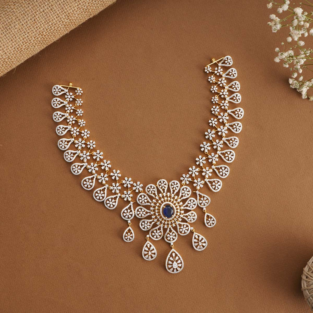 Nishitha Diamond Design Necklace Set