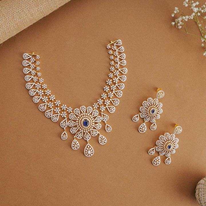 Nishitha Diamond Design Necklace Set