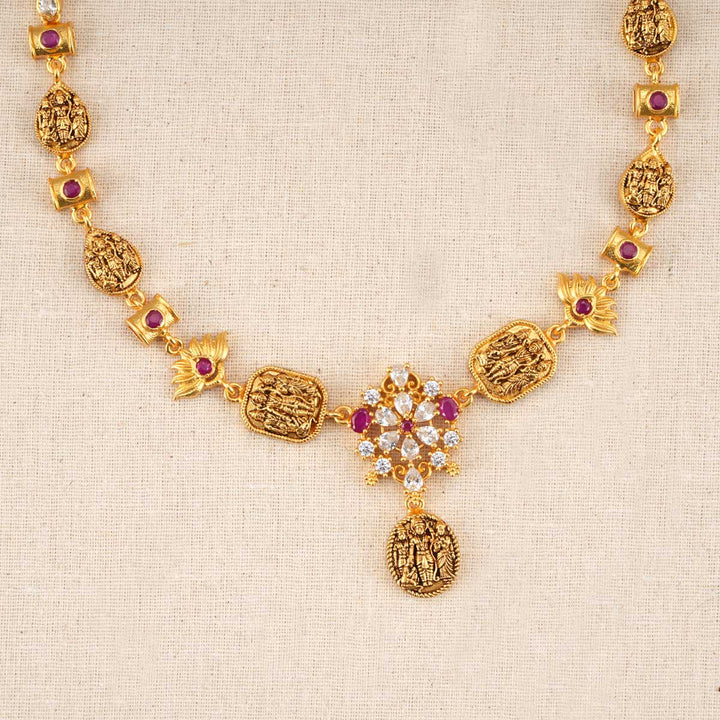 Nikisha Nagas Nakshi Necklace