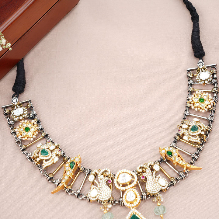 Swathika Victorian Short Necklace