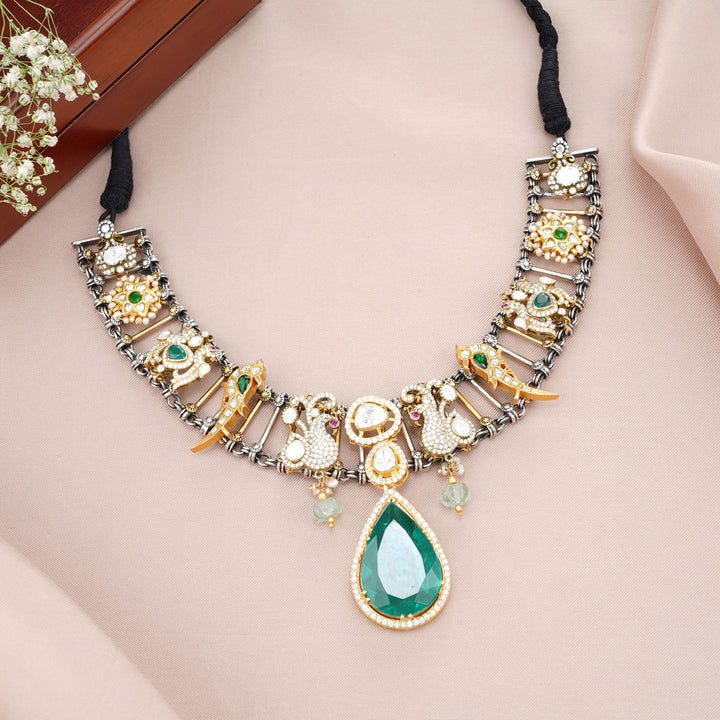 Swathika Victorian Short Necklace