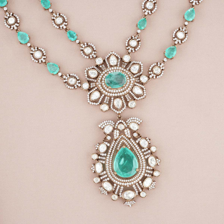 Abinav Victorian Short Necklace Set