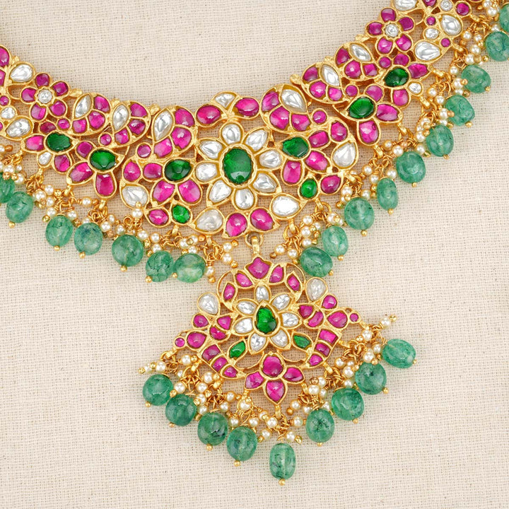 Varsha Kundan Short Necklace