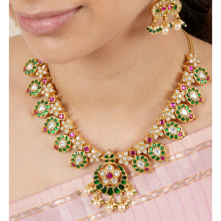 Samith Kundan Short Necklace