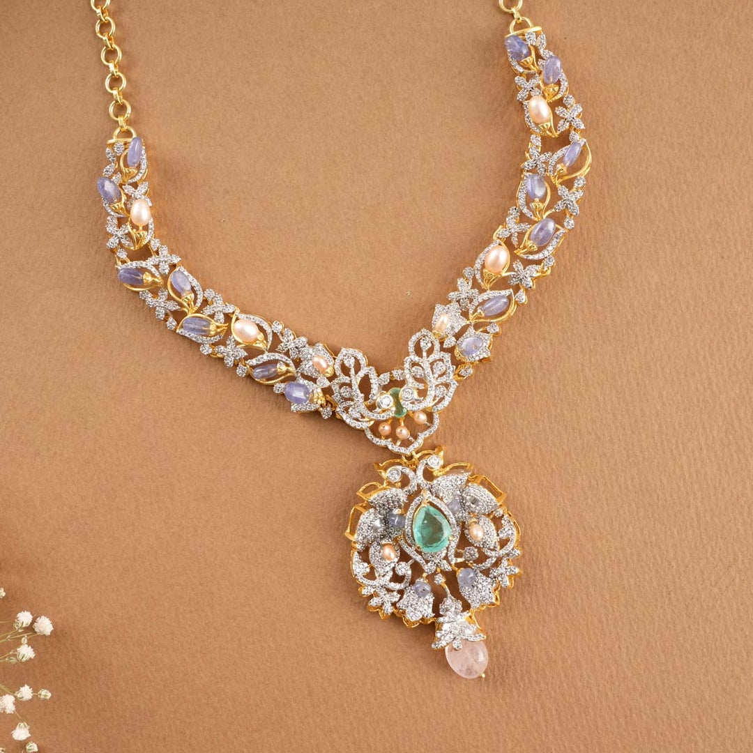 Glorious Diamond Design Necklace Set