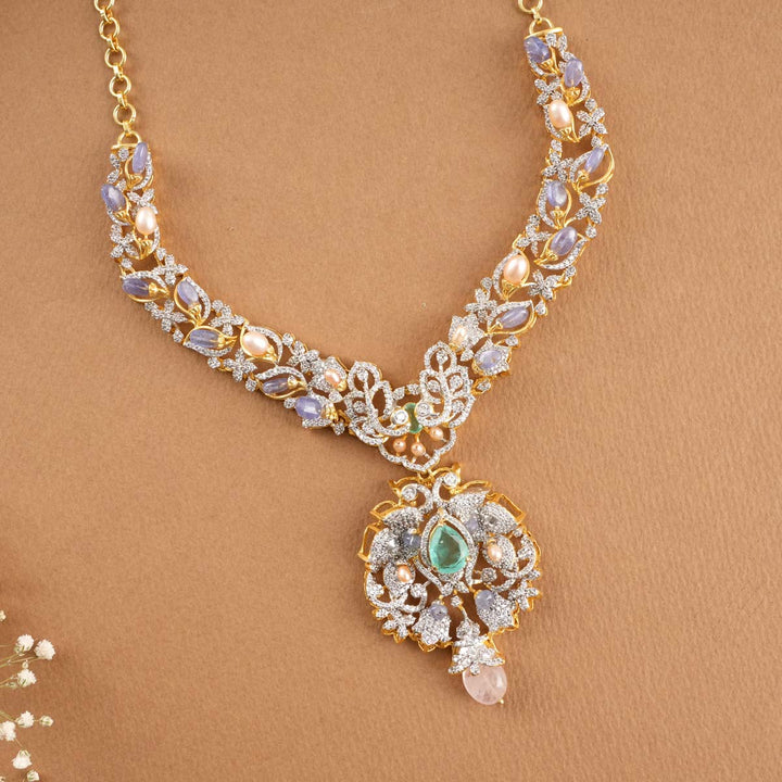 Glorious Diamond Design Necklace Set