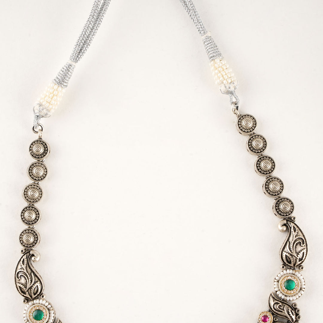 Subari Oxidised Necklace Set