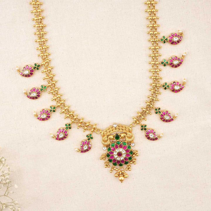 Bindhika Long Kundan Necklace