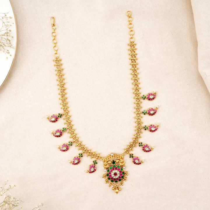 Bindhika Long Kundan Necklace