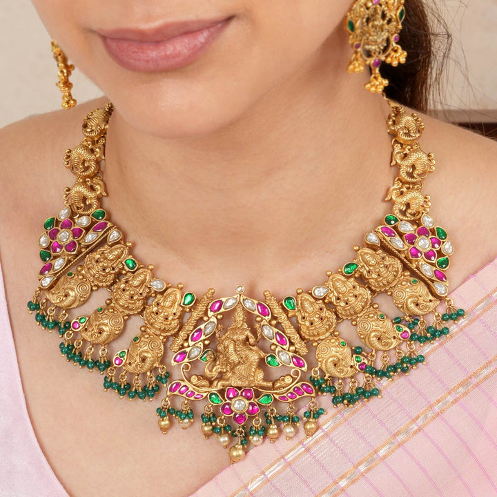 Bhamina Nagas Short Necklace