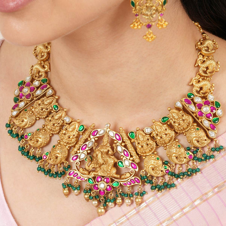 Bhamina Nagas Short Necklace