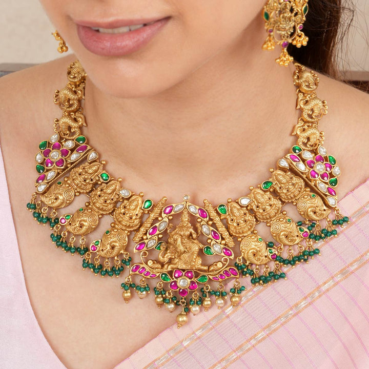 Bhamina Nagas Short Necklace