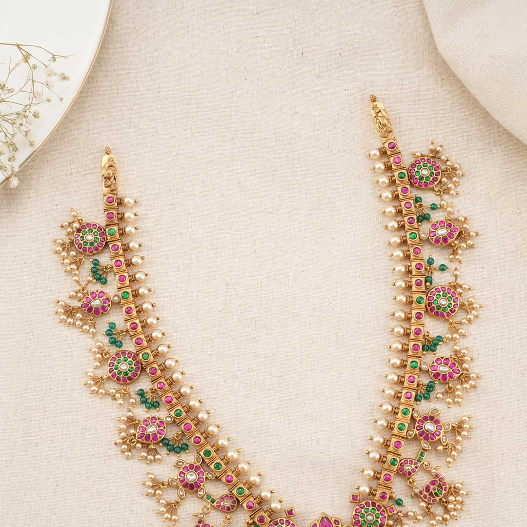 Charnesh Kundan Long Necklace