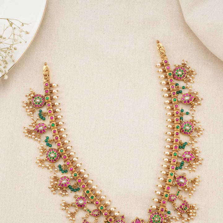 Charnesh Kundan Long Necklace