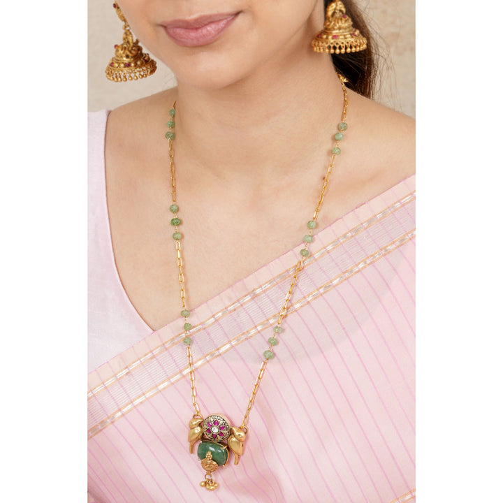 Chandhu Kundan Long Necklace