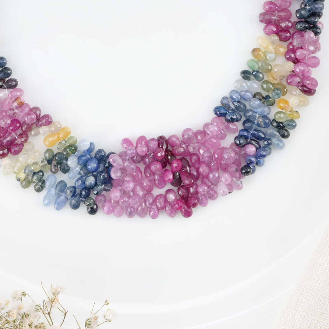 Colourful Grapes Beads Choker