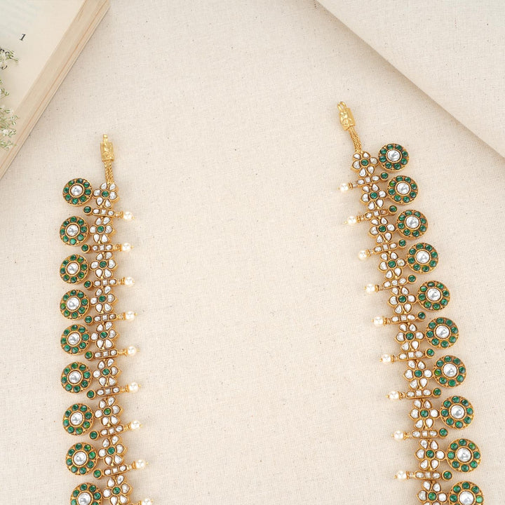 Floral Kundan Long Necklace