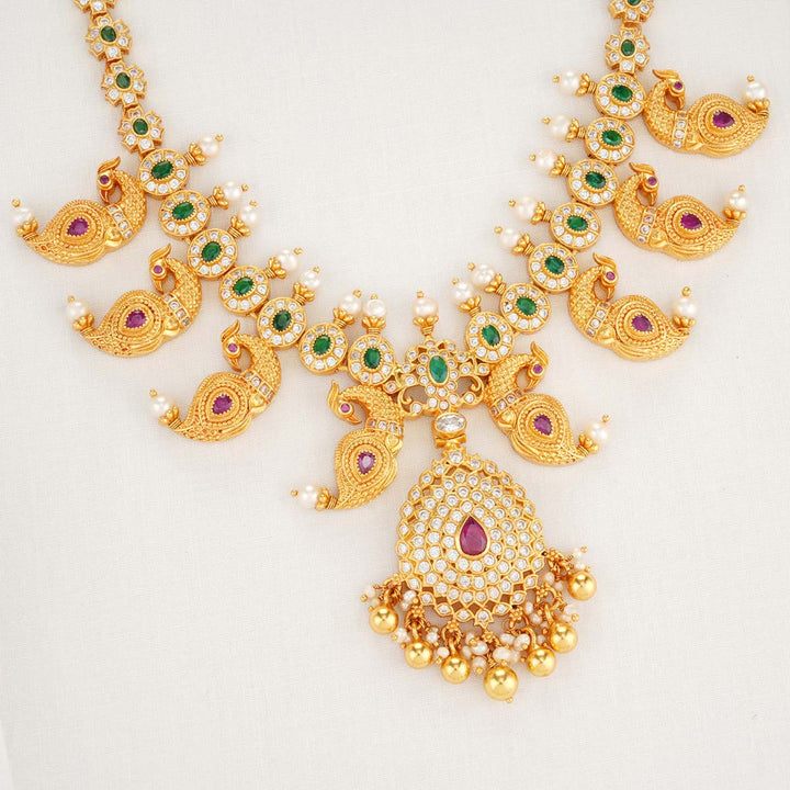 Adhiya Stone Short Necklace