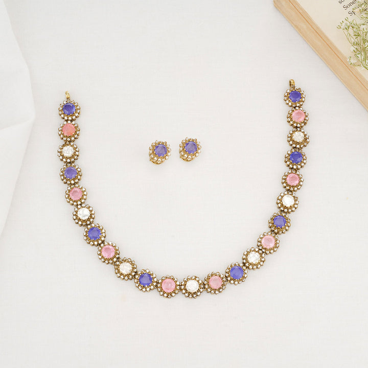 Champa Short Necklace Set