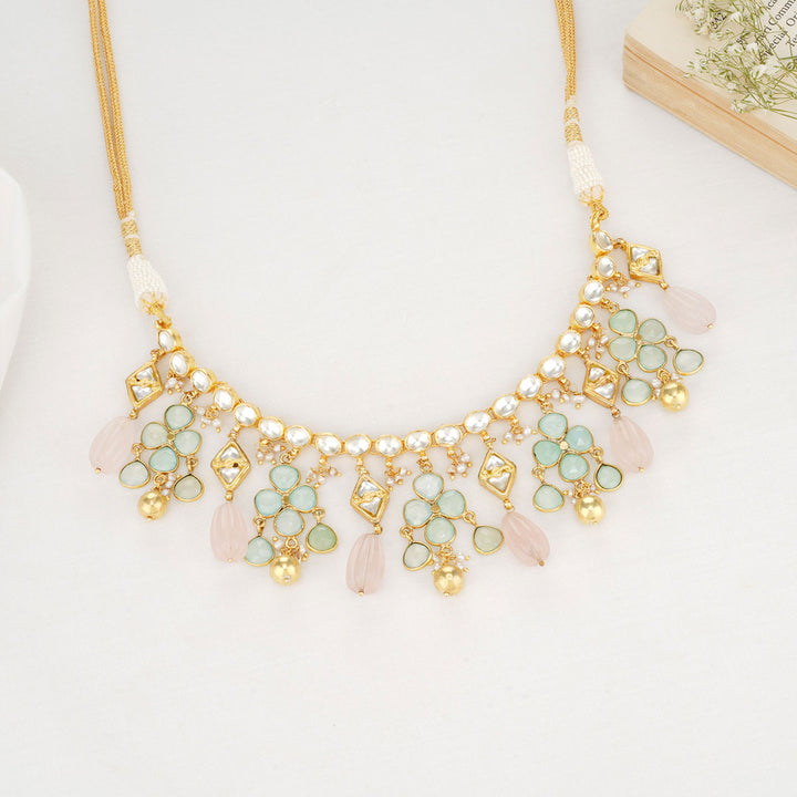 Floral Melody Stone Choker