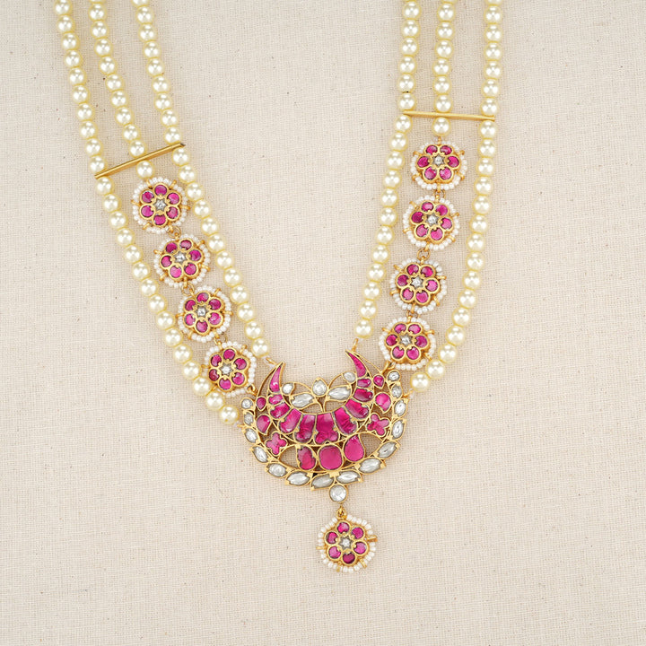 Beads Kundan Long Necklace