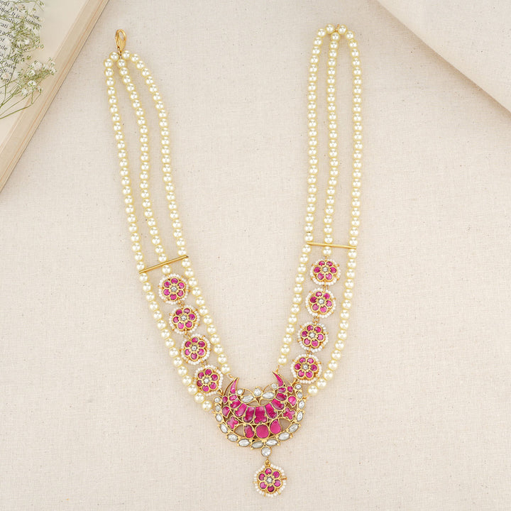 Beads Kundan Long Necklace