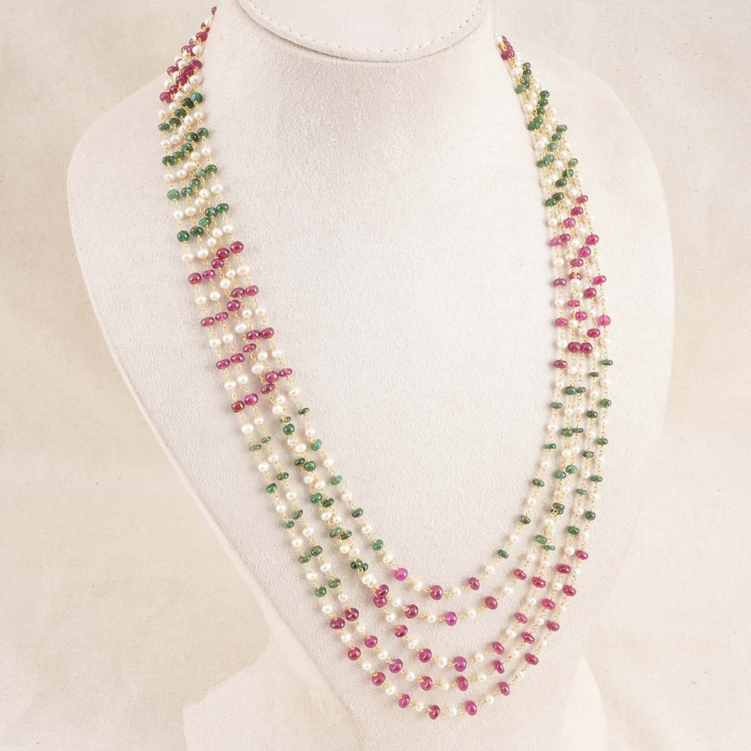 Multi Spark Beads Necklace