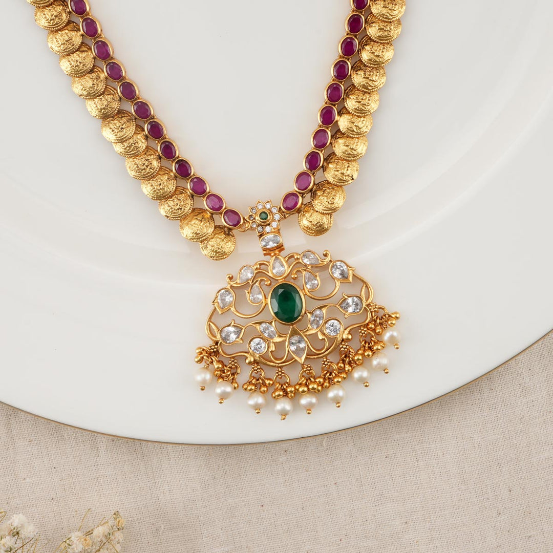 Vaibhavi Stone Long Necklace