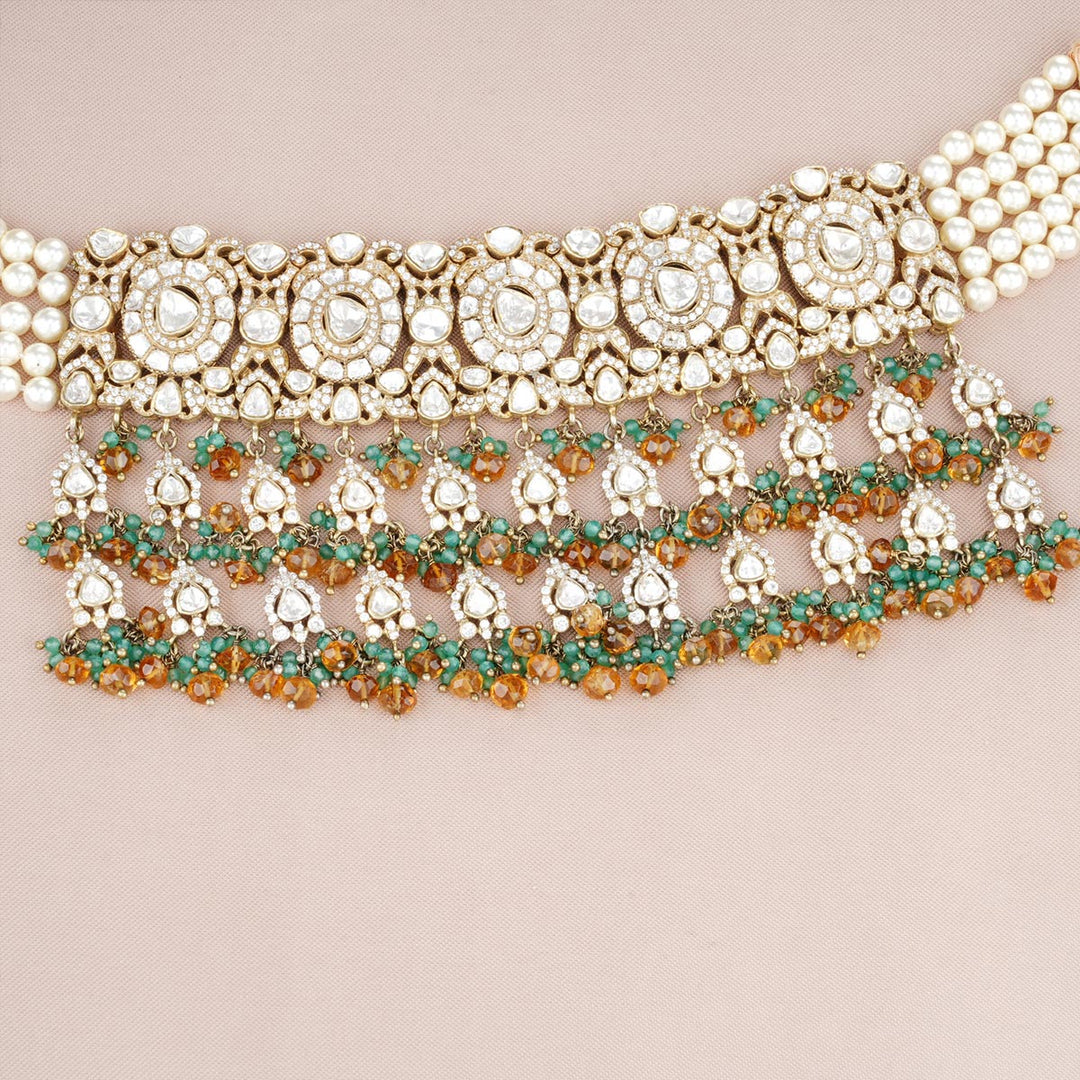 Kanisra Beads Victorian Choker Set