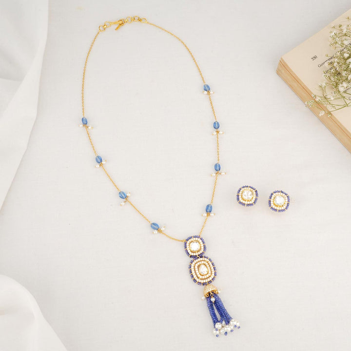 Varunisha Stone Long Necklace Set