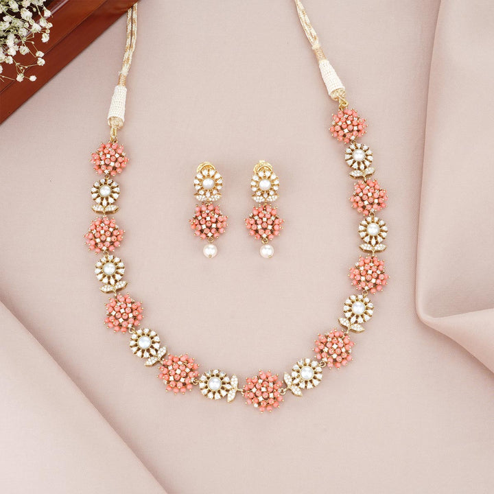 Dhivanika Victorian Short Necklace Set