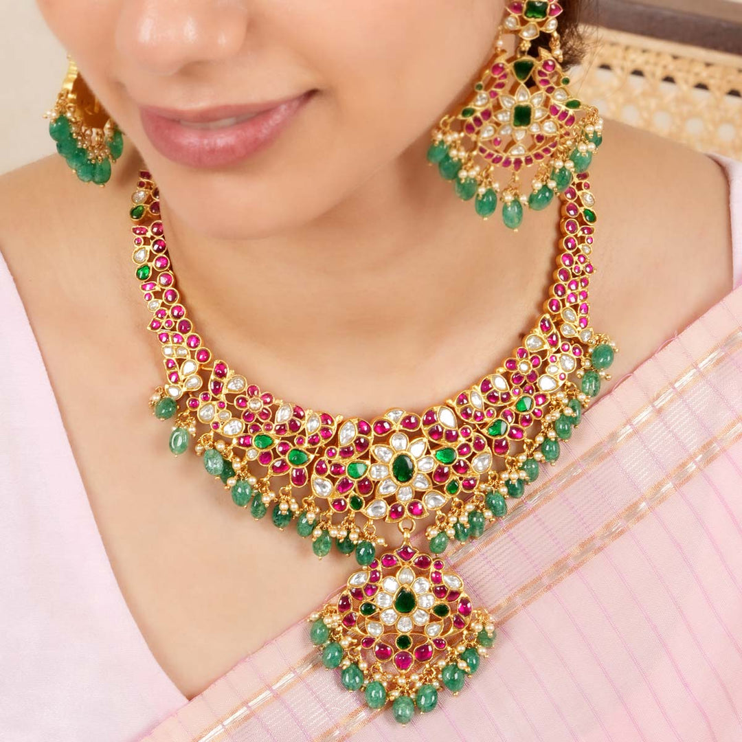 Sasha Kundan Short Necklace