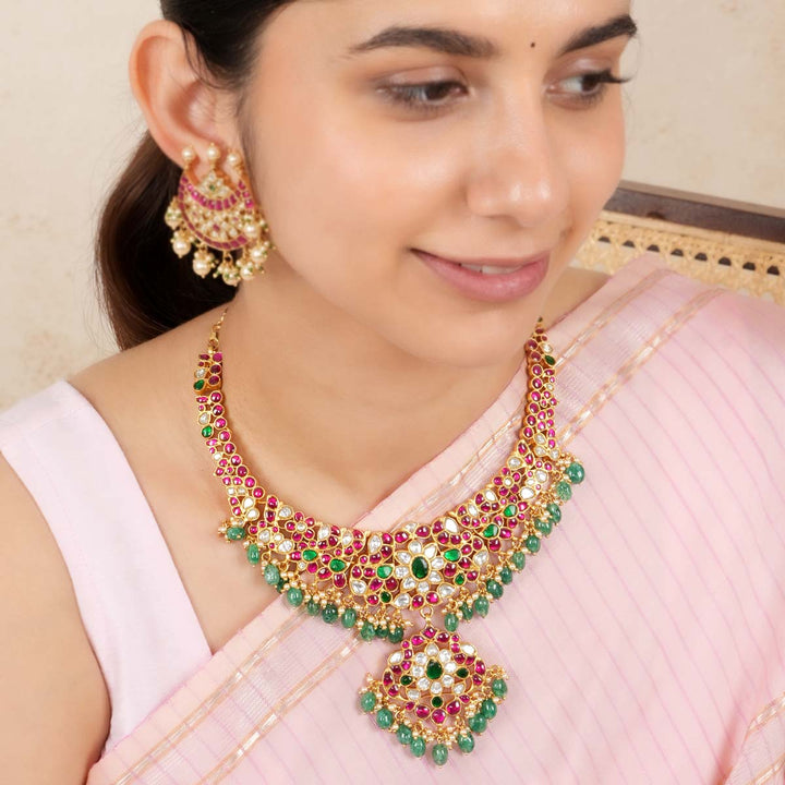 Sasha Kundan Short Necklace