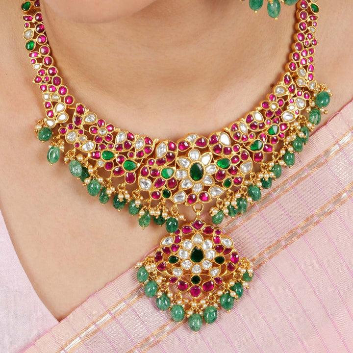 Sasha Kundan Short Necklace