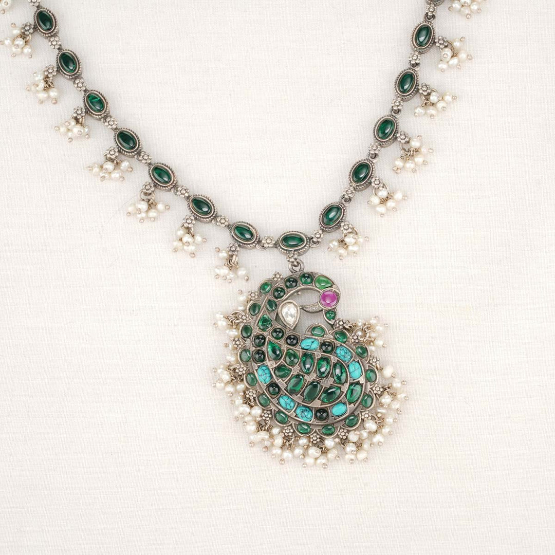 Poorvitha Oxidised Necklace