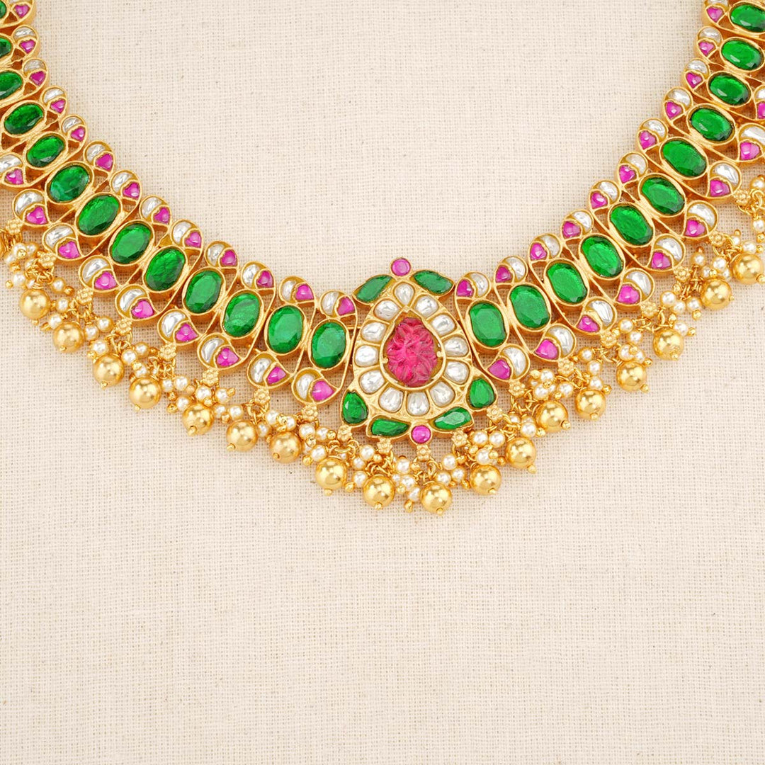 Selma Kundan Short Necklace