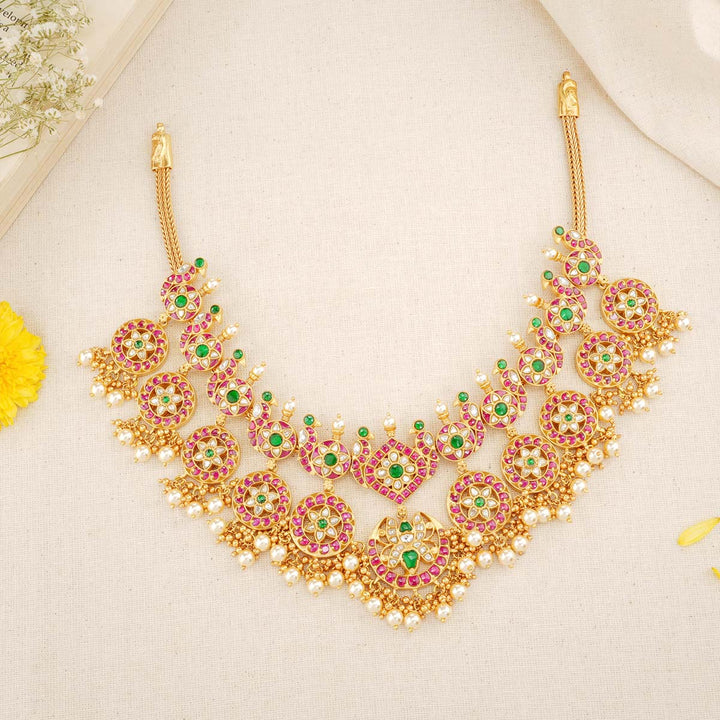 Sadira Kundan Short Necklace