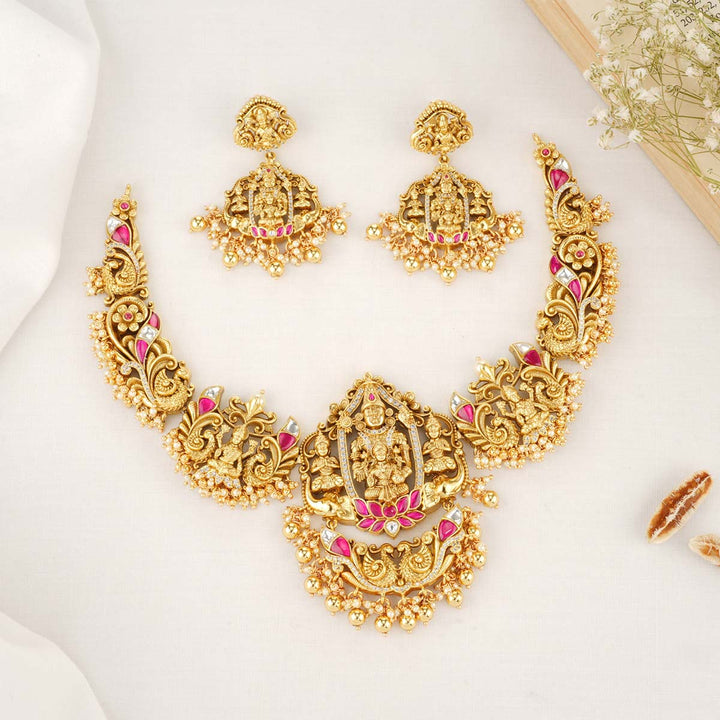 Srilekha Nagas Necklace Set