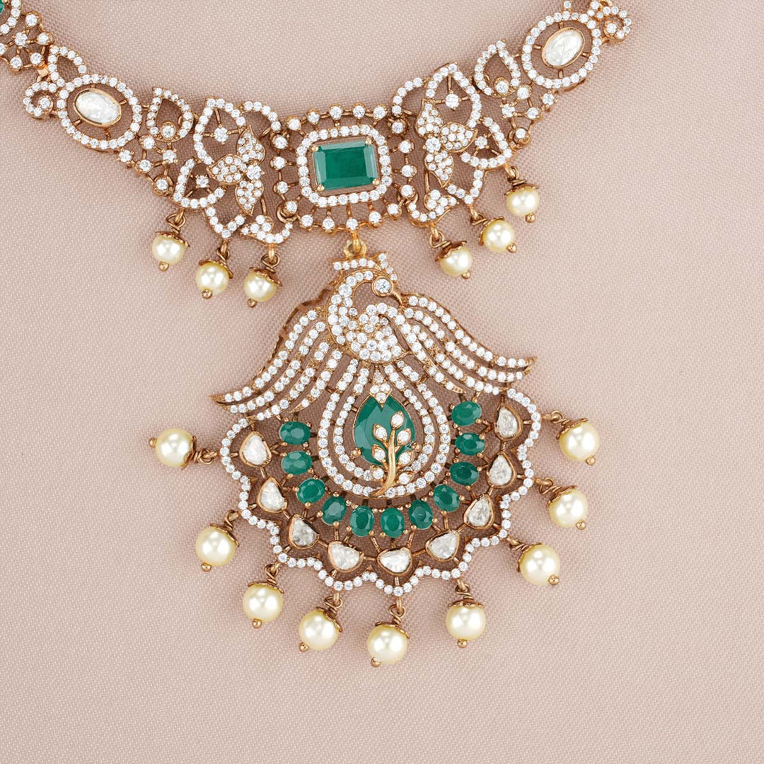 Shravani Victorian Short Necklace Set