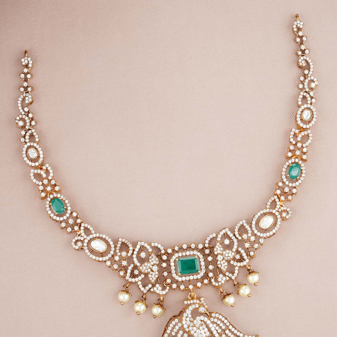 Shravani Victorian Short Necklace Set