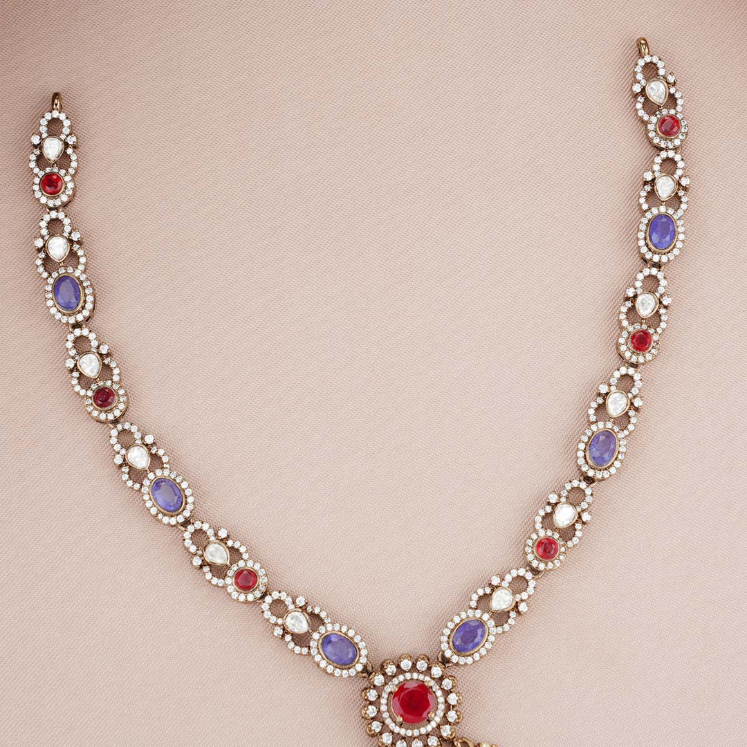 Surbhi Victorian Short Necklace Set