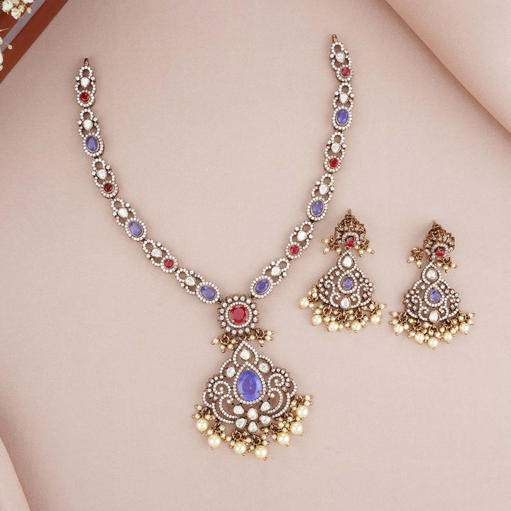 Surbhi Victorian Short Necklace Set