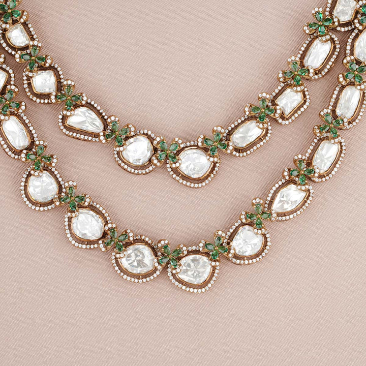 Dhivani Victorian Short Necklace Set