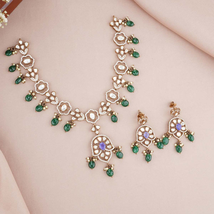 Anamika Victorian Short Necklace Set