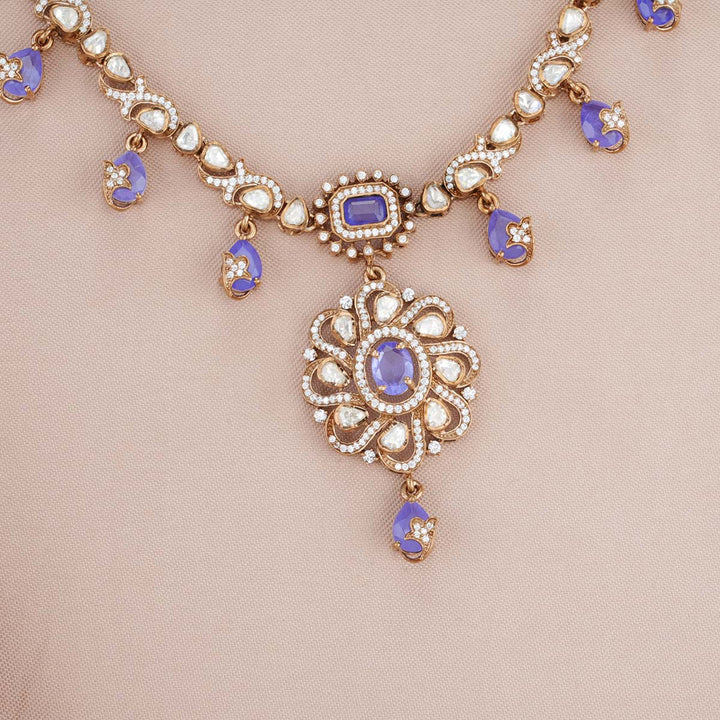 AathiraVictorian Short Necklace Set