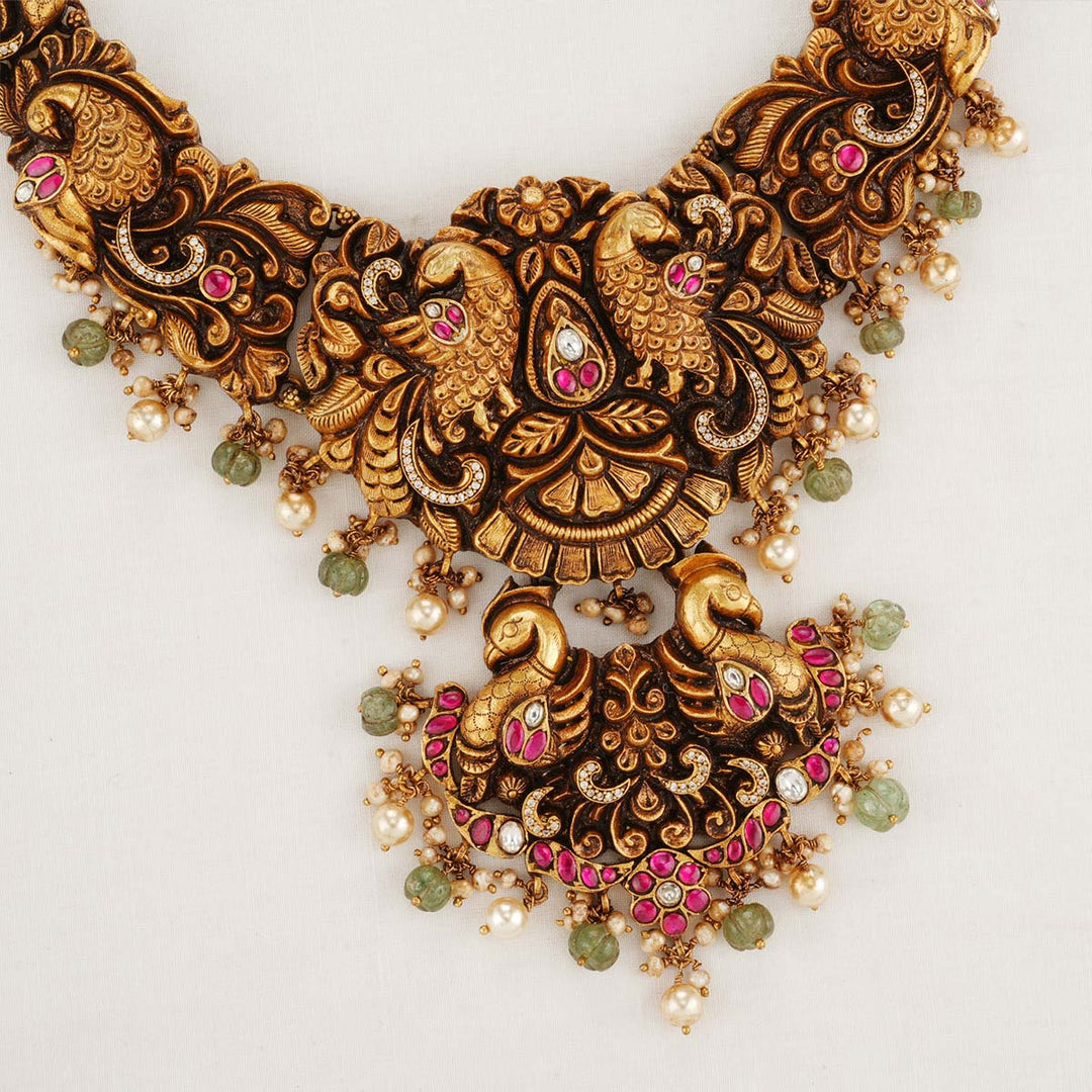 Mathina Deep Nagas Necklace